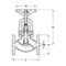 Globe valve Type: 1270DIN Bronze Flange PN16